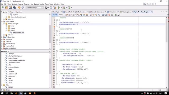 JavaFX Finey WIP UI Design смотреть онлайн