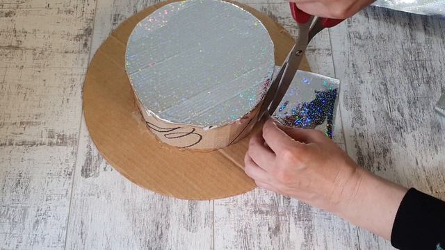 Шляпа из картона для садика своими руками. Шляпа для утренника в детский сад. Cardboard hat Diy