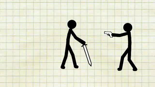 Как рисовать стикмена