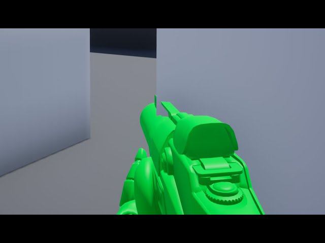 UE4,UE5,Materials. Решаем проблему прохождения ствола оружия сквозь стены.