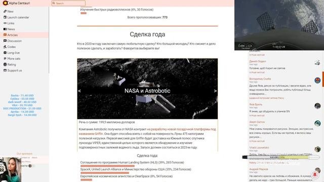 ИТОГИ КОСМИЧЕСКОГО ГОДА [2020]