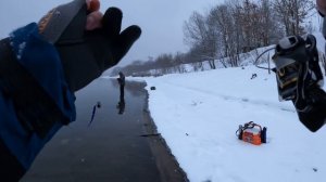 Зимний Ультралайт !  Рыбалка в Снегопад ! Спиннинг в декабре ! 28.12.2022