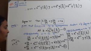 M1 JNTUH | Partial  Differentiation | Euler's Theorem concept in easy way | Rama Reddy MathsAcademy