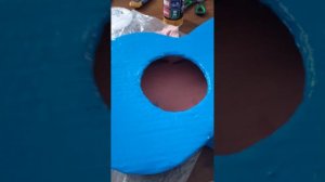 Гитара из картона, своими руками.