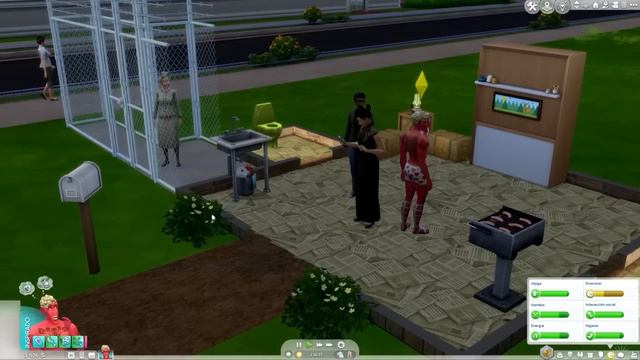 EXTERMINO HUMANOS PARA ENAMORAR A LA PARCA en Los Sims 4 смотреть онлайн