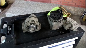 Замена генератора на FIAT Doblo Cargo 1,3 Multijet  Фиат Добло 2008