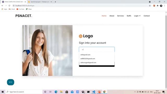 Leave Permission Project Using React and Firebase || React