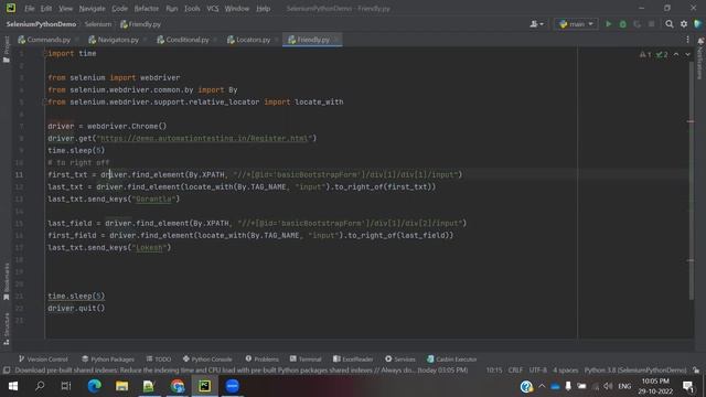 Python With Selenium Part 9: Selenium WebDriver Relative Locators | Friendly Locators