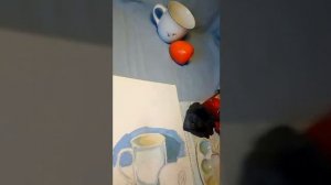 часть 2 простой натюрморт гуашью