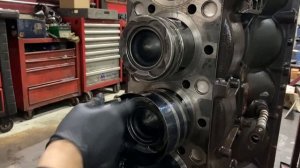 MAN TGS прогорел  поршень часть №2 сборка ДВС