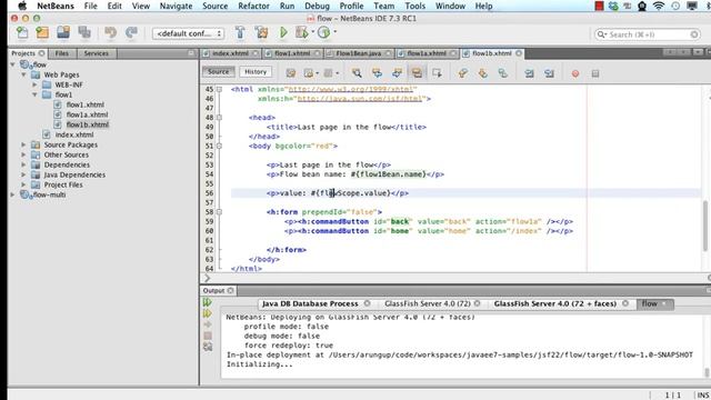 JavaServer Faces 2 2 Faces Flow in GlassFish 4 and Java EE 7 смотреть онлайн