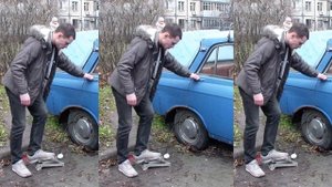 СКОЛЬКО нужно КАЧКОВ и ВРЕМЕНИ, чтобы НАКАЧАТЬ КОЛЕСА автомобиля НОЖНЫМ НАСОСОМ???