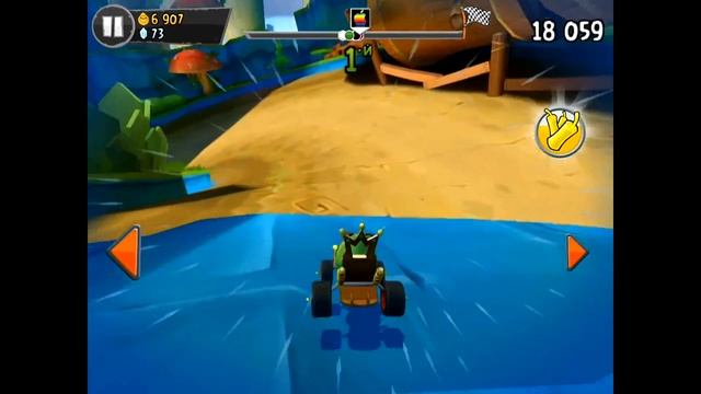 Angry birds Go! Серия 70! Ежедневное событие! ПОБЕДА! Энгри Бердз ГОУ прохождение игры смотреть онлайн