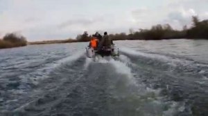 Лодка нднд на воде/как ведёт себя лодка нднд на скорости