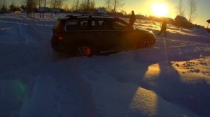 #xc70 #volvo Volvo XC70 тест драйв в снегу