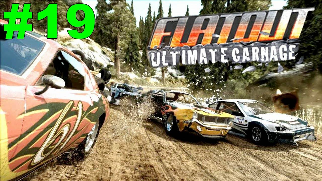 ?FlatOut: Ultimate Carnage. Прохождение на автомобиле "Bonecracker". Кубки с 1 по 5. #19