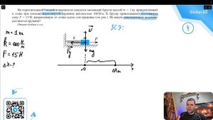 На горизонтальной гладкой поверхности покоится маленький брусок массой m=1 кг - №22971