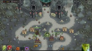 Kingdom Rush Frontiers (Ветеран) → Сумрачный Замок - Героическое Испытание