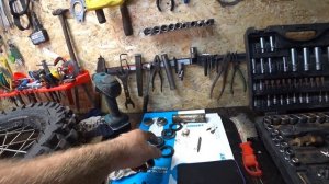 Замена подшипников в колесах мотоцикла GR8