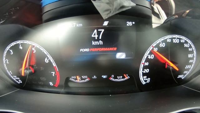 Ford Focus ST 280 HP 2020 Acceleration on German Autobahn смотреть онлайн