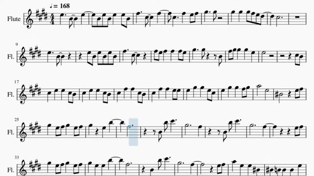 Flute Sheet Music: How to play How Far I'll Go (Moana) by Auli'i Cravalho смотреть онлайн