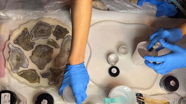 DIY Stunning Agate Resin Trays: Resin Art Tutorial смотреть онлайн