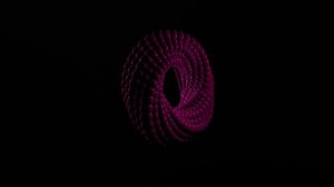 Cinema 4D Abstract Purple Ring