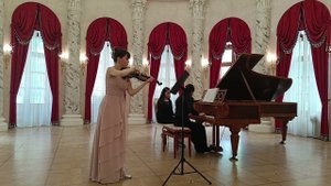 Моцарт Соната для скрипки и ф-но, исп. В.Тульская и А.Бычкова/Mozart Sonata for violin & piano KV304