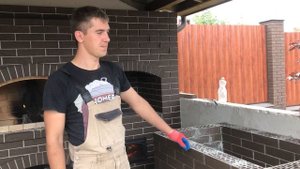 Комплекс печной . Ниша под тандыр, очаг под казан, мангал