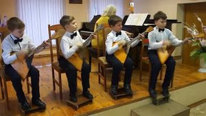 "Светит месяц". Ансамбль балалаечников г.Липецк (Преподаватель - Шеламов В.И.)