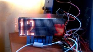 Часы с выводом событий на Led Matrix 40x16 MAX7219 и Arduino 328.mp4