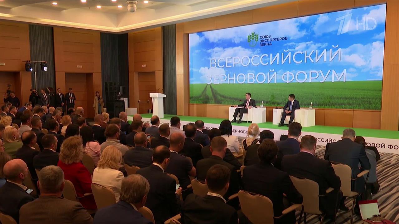На Всероссийском зерновом форуме обсуждают возможности для торговли в условиях ограничений экспорта