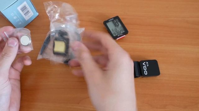 распаковка беспроводного велокомпьтера vdo wl 1 1