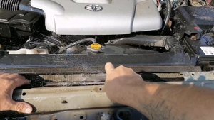 Как помыть радиатор на Toyota Land Cruiser 200