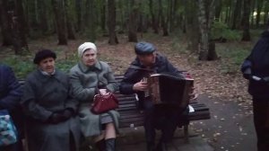 "Над окошком месяц" песня под гармонь