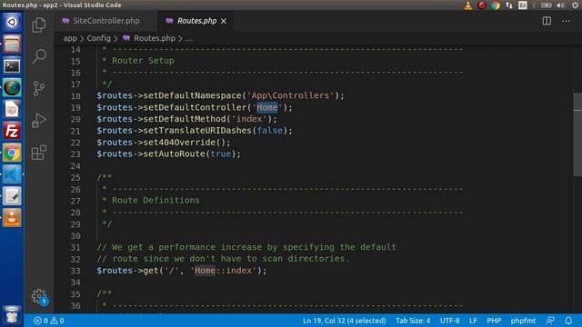Learn CodeIgniter 4 Framework Tutorials #3 Create Controller & Configure Routes
