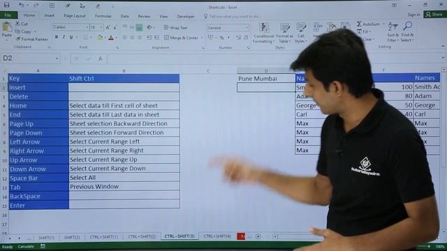 MS Excel - Shortcuts Ctrl + Shift + Single Key смотреть онлайн