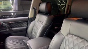 Готовый комплект рестайлинга кожаного салона Toyota Land Cruiser 200, перетяжка,аквапринт,коврики.