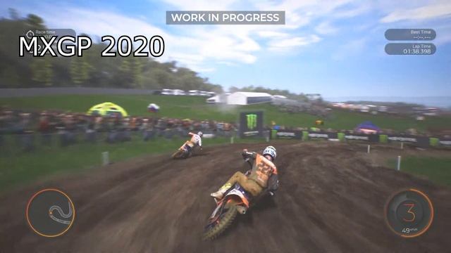 MXGP 2020 vs. MXGP 2019 Gameplay Comparison смотреть онлайн