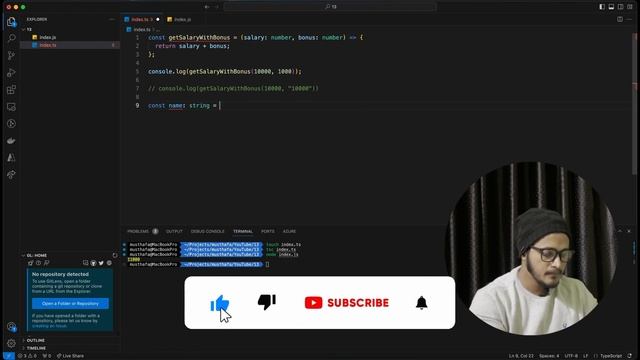 മലയാളത്തിൽ ടൈപ്പ്സ്ക്രിപ്റ്റ് പഠിക്കാം - Typescript basics | Annotation, Interface, Types and more