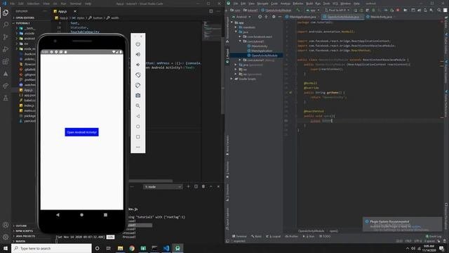 Open Android Native Activity from React Native Step-By-Step Guide