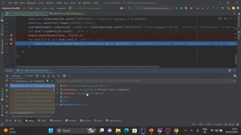 Selenium 4 : Handling Webtable using Selenium Webdriver with Java