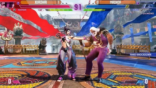 Street Fighter 6 ? Xiaohai JURI Is Destroying Players ? SF6 Diamond Ranked Match ?