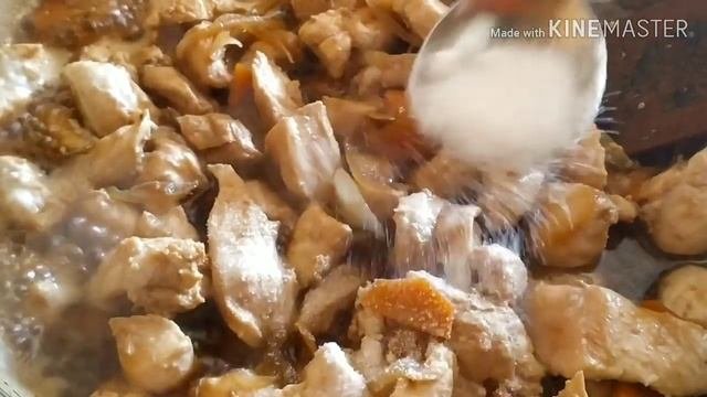 КУРИНОЕ ФИЛЕ в СОЕВОМ СОУСЕ//РЕЦЕПТ СО СЛИВОЙ