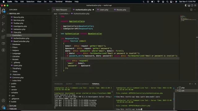 Part 6 | Login API or Token Base Authentication API using JWT and CodeIgniter 4