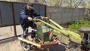 Адаптер для картофелесажалки к тяжелому мотоблоку.