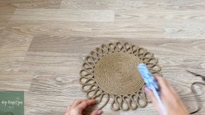 САМЫЙ КРАСИВЫЙ КОВЕР ИЗ ДЖУТОВОГО КАНАТА! ОЧЕНЬ ПРОСТО!