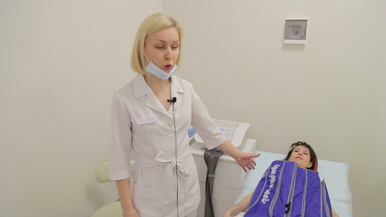 Лимфодренаж на израильском аппарате прессотерапии Lympha Press Optimal смотреть онлайн