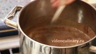 Как приготовить шоколадный заварной крем