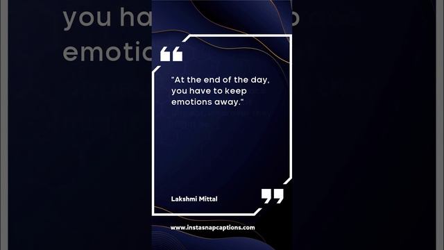 Lakshmi Mittal Quotes Captions For Instagram |  #Lakshmi #Mittal #Quotes #Captions#Instagram